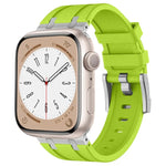 Stone Grain Liquid Silicone Watch Band, For Apple Watch Series 2 42mm, For Apple Watch 42mm