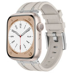 Stone Grain Liquid Silicone Watch Band, For Apple Watch Series 2 42mm, For Apple Watch 42mm