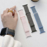 Dual Hook and Loop Nylon Watch Band, For Apple Watch Series 3 38mm, For Apple Watch Series 3 42mm, For Apple Watch Series 2 42mm, For Apple Watch Series 2 38mm, For Apple Watch 42mm