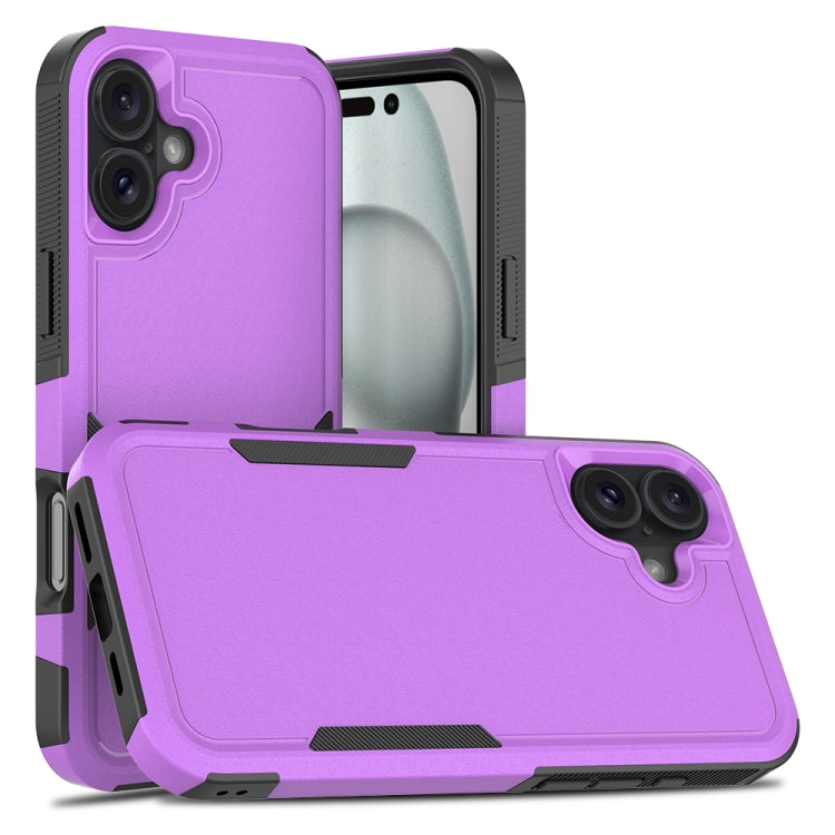 2 in 1 PC + TPU Phone Case, For iPhone 17e / 16e, For iPhone 17 Pro Max, For iPhone 17 Pro, For iPhone 17, For iPhone Air, For iPhone 16 Pro Max, For iPhone 16 Pro, For iPhone 16 Plus