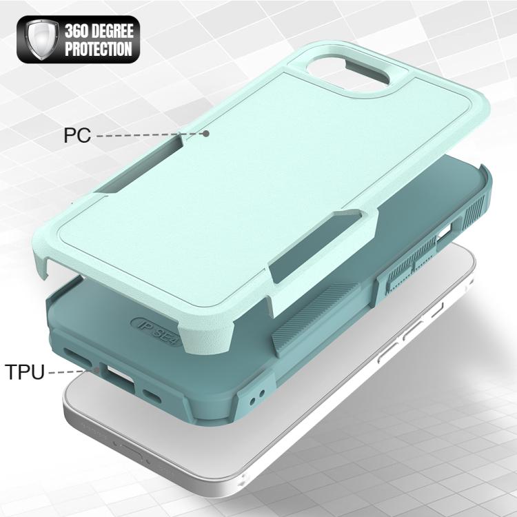 2 in 1 PC + TPU Phone Case, For iPhone 17e / 16e, For iPhone 17 Pro Max, For iPhone 17 Pro, For iPhone 17, For iPhone Air, For iPhone 16 Pro Max, For iPhone 16 Pro, For iPhone 16 Plus