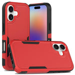 2 in 1 PC + TPU Phone Case, For iPhone 17e / 16e, For iPhone 17 Pro Max, For iPhone 17 Pro, For iPhone 17, For iPhone Air, For iPhone 16 Pro Max, For iPhone 16 Pro, For iPhone 16 Plus