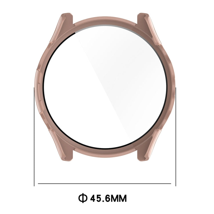 PC + Tempered Film Integrated Watch Protective Case, For Garmin Forerunner 165 / 165 Music