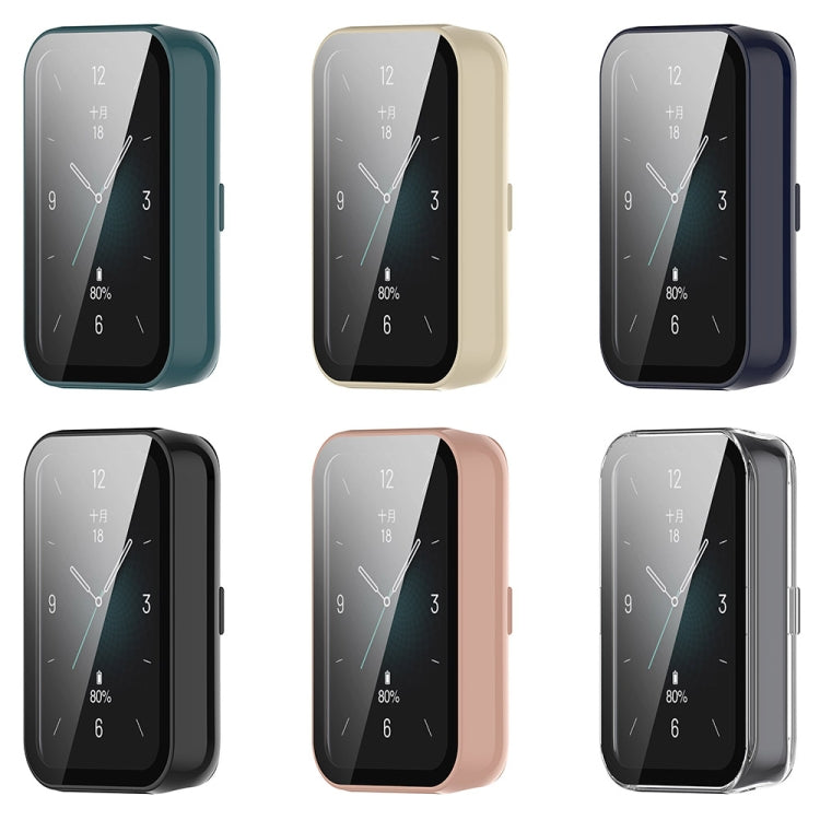 PC + Tempered Film Integrated Watch Protective Case, For Honor Band 9