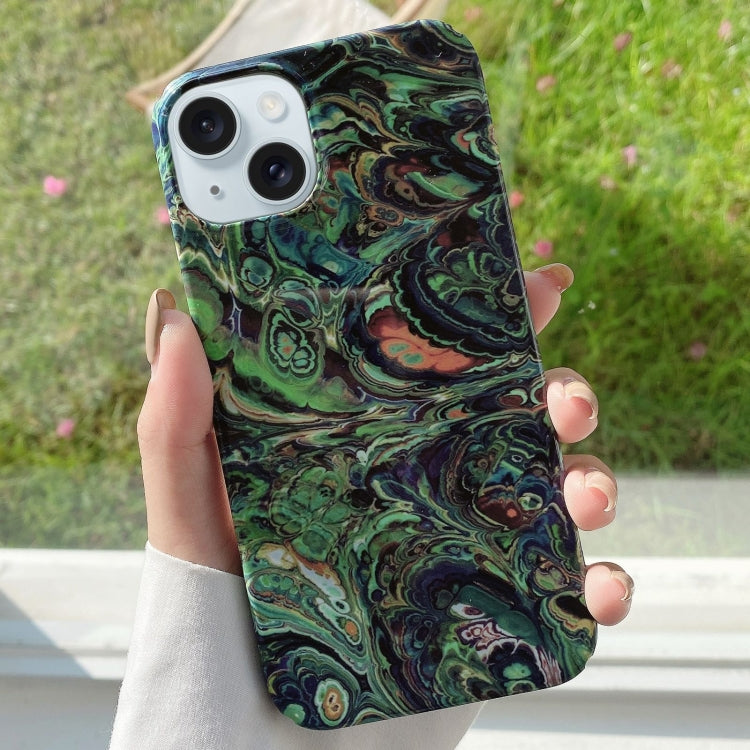 Varnishing Water Stick PC Phone Case, For iPhone 15 Plus, For iPhone 15