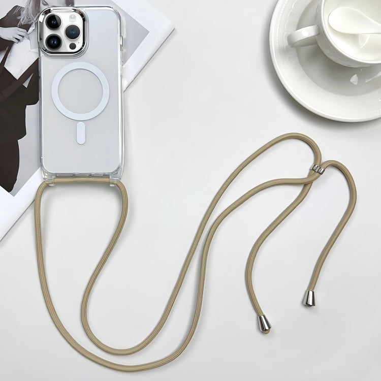 MagSafe Magnetic PC + TPU Phone Case with Lanyard, For iPhone 14 Pro Max, For iPhone 13 Pro Max, For iPhone 13 Pro, For iPhone 13