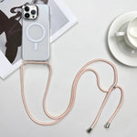 MagSafe Magnetic PC + TPU Phone Case with Lanyard, For iPhone 14 Pro Max, For iPhone 13 Pro Max, For iPhone 13 Pro, For iPhone 13