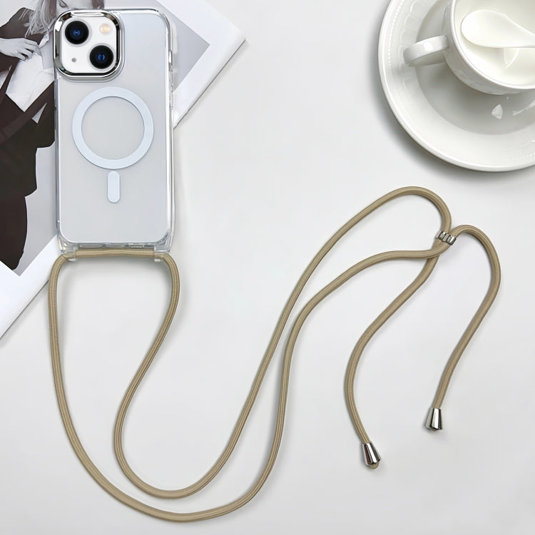 MagSafe Magnetic PC + TPU Phone Case with Lanyard, For iPhone 14 Pro Max, For iPhone 13 Pro Max, For iPhone 13 Pro, For iPhone 13