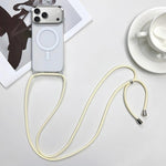 MagSafe Magnetic PC + TPU Phone Case with Lanyard, For iPhone 17e / 16e, For iPhone 17 Pro Max, For iPhone 17 Pro, For iPhone 17