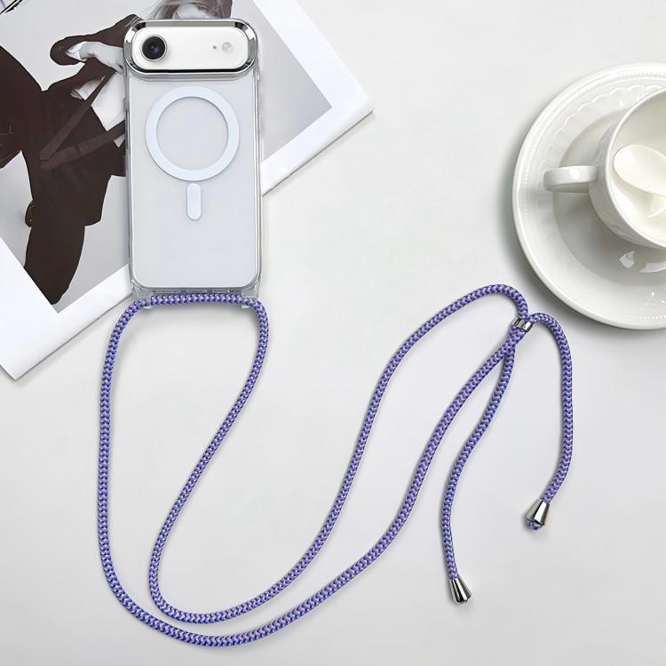 MagSafe Magnetic PC + TPU Phone Case with Lanyard, For iPhone Air, For iPhone 16 Pro Max, For iPhone 16 Pro, For iPhone 16 Plus
