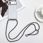 MagSafe Magnetic PC + TPU Phone Case with Lanyard, For iPhone Air, For iPhone 16 Pro Max, For iPhone 16 Pro, For iPhone 16 Plus
