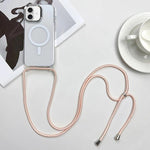 MagSafe Magnetic PC + TPU Phone Case with Lanyard, For iPhone Air, For iPhone 16 Pro Max, For iPhone 16 Pro, For iPhone 16 Plus