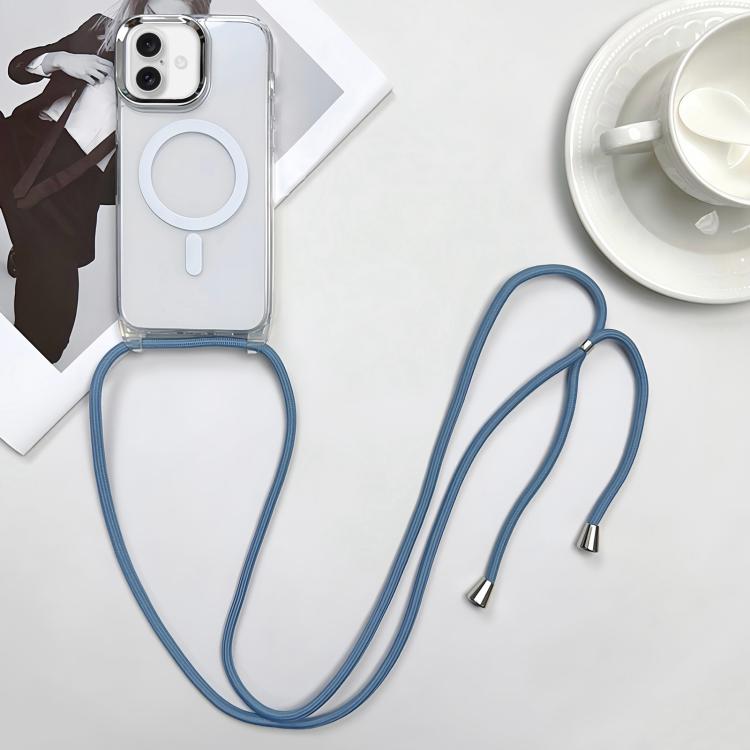 MagSafe Magnetic PC + TPU Phone Case with Lanyard, For iPhone Air, For iPhone 16 Pro Max, For iPhone 16 Pro, For iPhone 16 Plus