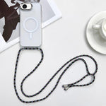 MagSafe Magnetic PC + TPU Phone Case with Lanyard, For iPhone 17e / 16e, For iPhone 17 Pro Max, For iPhone 17 Pro, For iPhone 17
