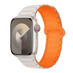 I-Shaped Magnetic Silicone Watch Band, For Apple Watch Series 9 45mm, For Apple Watch Series 9 41mm, For Apple Watch Ultra 49mm