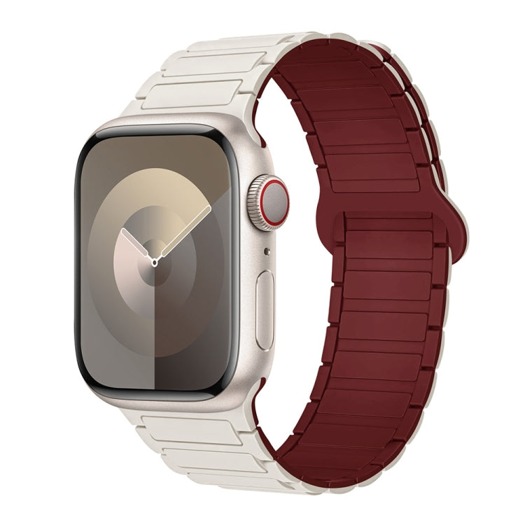 I-Shaped Magnetic Silicone Watch Band, For Apple Watch Series 9 45mm, For Apple Watch Series 9 41mm, For Apple Watch Ultra 49mm