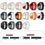 I-Shaped Magnetic Silicone Watch Band, For Apple Watch Series 9 45mm, For Apple Watch Series 9 41mm, For Apple Watch Ultra 49mm