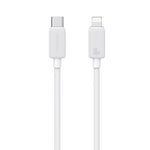 USAMS US-SJ697 USB-C / Type-C to 8 Pin 30W Striped Fast Charge Data Cable, 1m, 2m, 3m