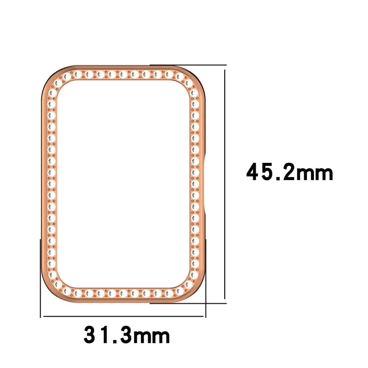 Diamond Half Pack Hollow PC Watch Protective Case, For Samsung Galaxy Fit 3