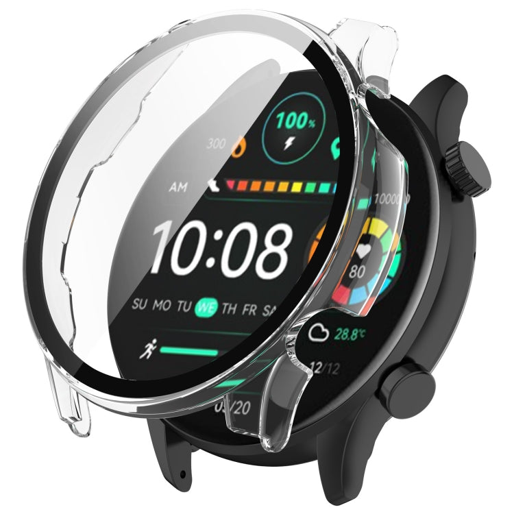 PC + Tempered Film Integrated Watch Protective Case, For Xiaomi Haylou RT3 / Solar Plus LS16