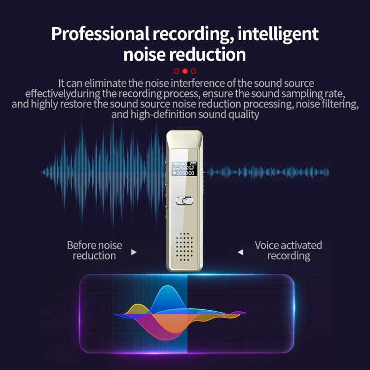 JNN Q7 Mini Portable Voice Recorder with OLED Screen, 4GB, 8GB, 16GB, 32GB