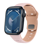 Wave Texture Reverse Buckle Silicone Watch Band, For Apple Watch Ultra 2 49mm, For Apple Watch Series 9 45mm, For Apple Watch Series 9 41mm, For Apple Watch Ultra 49mm
