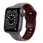 Wave Texture Reverse Buckle Silicone Watch Band, For Apple Watch Series 6 40mm, For Apple Watch Series 6 44mm, For Apple Watch Series 5 44mm, For Apple Watch Series 5 40mm