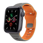 Wave Texture Reverse Buckle Silicone Watch Band, For Apple Watch Series 6 40mm, For Apple Watch Series 6 44mm, For Apple Watch Series 5 44mm, For Apple Watch Series 5 40mm