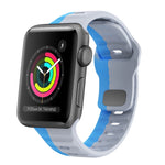 Wave Texture Reverse Buckle Silicone Watch Band, For Apple Watch Series 2 42mm, For Apple Watch Series 2 38mm, For Apple Watch 42mm, For Apple Watch 38mm