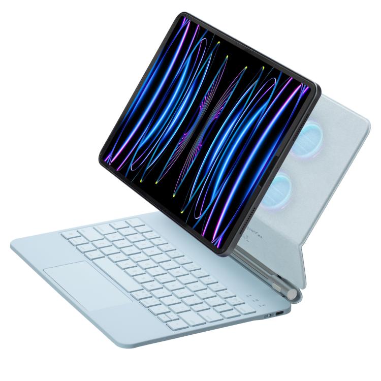 Touch Pad Bluetooth Keyboard Leather Tablet Cover, For iPad Air 11 2025 / 2024 / Pro 11 2022
