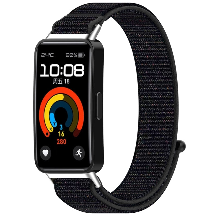 Nylon Loop Hook and Loop Fastener Watch Band, For Huawei Band 10 / 9 / 8