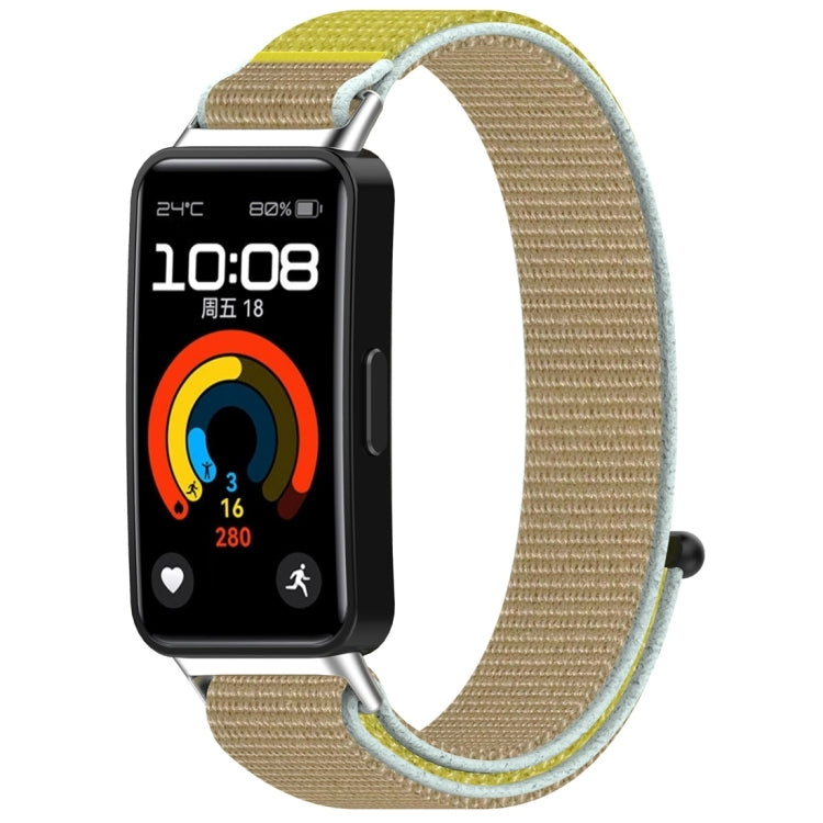 Nylon Loop Hook and Loop Fastener Watch Band, For Huawei Band 10 / 9 / 8
