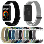 Nylon Loop Hook and Loop Fastener Watch Band, For Huawei Band 10 / 9 / 8