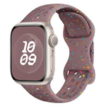 Hole Style Butterfly Buckle Camouflage Silicone Watch Band, For Apple Watch Series 2 42mm, For Apple Watch Series 2 38mm, For Apple Watch 42mm, For Apple Watch 38mm
