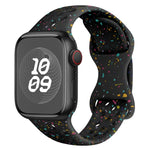 Hole Style Butterfly Buckle Camouflage Silicone Watch Band, For Apple Watch Series 2 42mm, For Apple Watch Series 2 38mm, For Apple Watch 42mm, For Apple Watch 38mm