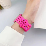 Hole Style Butterfly Buckle Camouflage Silicone Watch Band, For Apple Watch Series 2 42mm, For Apple Watch Series 2 38mm, For Apple Watch 42mm, For Apple Watch 38mm