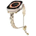 Rhinestone Peacock Metal Bracelet Watch Band, For Apple Watch SE 2023 44mm, For Apple Watch SE 2023 40mm, For Apple Watch Ultra 2 49mm, For Apple Watch Series 9 45mm, For Apple Watch Series 9 41mm, For Apple Watch Ultra 49mm, For Apple Watch Series 8 4...