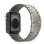 Double Lock Buckle Turtle Titanium Steel Watch Band, For Apple Watch SE 40mm, For Apple Watch SE 44mm, For Apple Watch Series 6 40mm, For Apple Watch Series 6 44mm, For Apple Watch Series 5 44mm, For Apple Watch Series 5 40mm                           ...