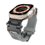 Stainless Steel Connector TPU Watch Band, For Apple Watch Series 8 45mm, For Apple Watch SE 2022 44mm