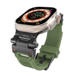 Stainless Steel Connector TPU Watch Band, For Apple Watch Series 7 45mm, For Apple Watch SE 44mm