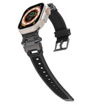 Stainless Steel Connector TPU Watch Band, For Apple Watch Series 6 44mm, For Apple Watch Series 5 44mm