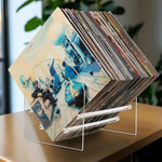 YX107 Acrylic Vinyl Record Display Stand, Acrylic