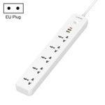 LDNIO SC5319 5-position Travel Home Office Socket with 38W USB Ports, Cable Length: 2m, EU Plug, UK Plug, US Plug