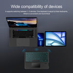 Intelligent Detachable Touch Bluetooth Keyboard Leather Tablet Case with Backlight/Pen Slot, For iPad Pro 13 2024, For iPad Air 13 2024, For iPad Air 11 2024, For iPad Pro 11 2024, For iPad 10.9 2022, For iPad 10.2 2021, For iPad mini 6