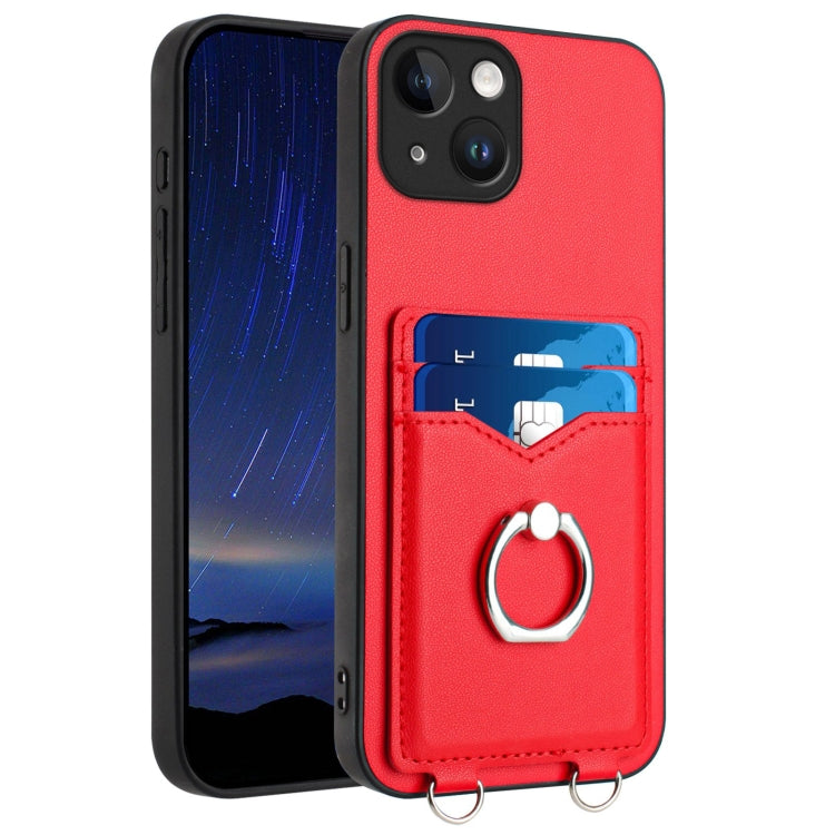 R20 Ring Card Holder Phone Case, For iPhone 17 Pro Max, For iPhone 17 Pro, For iPhone 17, For iPhone Air, For iPhone 15 Pro Max, For iPhone 15 Pro, For iPhone 15 Plus, For iPhone 15