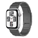 Titanium Metal Watch Band, For Apple Watch Series 10 46mm, For Apple Watch Series 10 42mm, For Apple Watch SE 2023 44mm, For Apple Watch SE 2023 40mm, For Apple Watch Ultra 2 49mm, For Apple Watch Series 9 45mm, For Apple Watch Series 9 41mm           ...