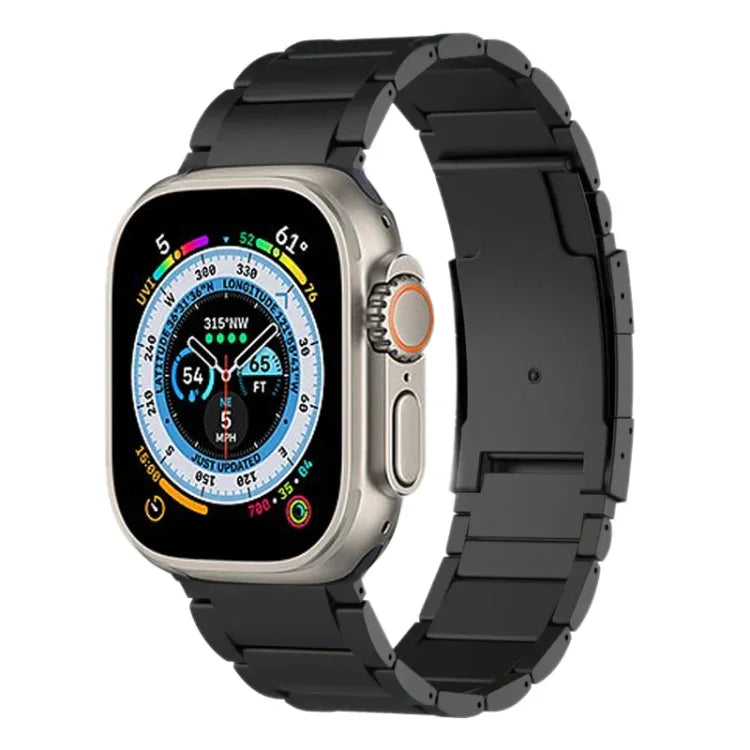 Titanium Metal Watch Band, For Apple Watch Series 10 46mm, For Apple Watch Series 10 42mm, For Apple Watch SE 2023 44mm, For Apple Watch SE 2023 40mm, For Apple Watch Ultra 2 49mm, For Apple Watch Series 9 45mm, For Apple Watch Series 9 41mm           ...