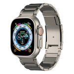 Titanium Metal Watch Band, For Apple Watch Series 10 46mm, For Apple Watch Series 10 42mm, For Apple Watch SE 2023 44mm, For Apple Watch SE 2023 40mm, For Apple Watch Ultra 2 49mm, For Apple Watch Series 9 45mm, For Apple Watch Series 9 41mm           ...