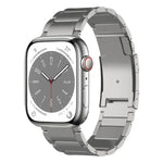 Titanium Metal Watch Band, For Apple Watch Series 10 46mm, For Apple Watch Series 10 42mm, For Apple Watch SE 2023 44mm, For Apple Watch SE 2023 40mm, For Apple Watch Ultra 2 49mm, For Apple Watch Series 9 45mm, For Apple Watch Series 9 41mm           ...