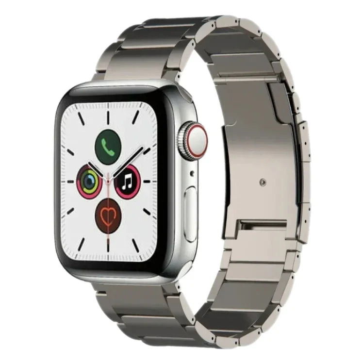 Titanium Metal Watch Band, For Apple Watch Series 7 41mm, For Apple Watch Series 7 45mm, For Apple Watch SE 40mm, For Apple Watch SE 44mm, For Apple Watch Series 6 40mm, For Apple Watch Series 6 44mm, For Apple Watch Series 5 44mm                      ...